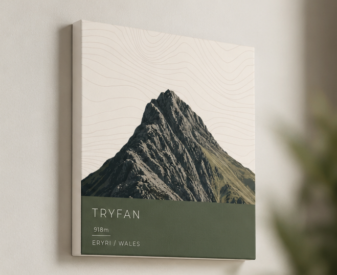 Tryfan Mountain Canvas — Collectible Wall Art