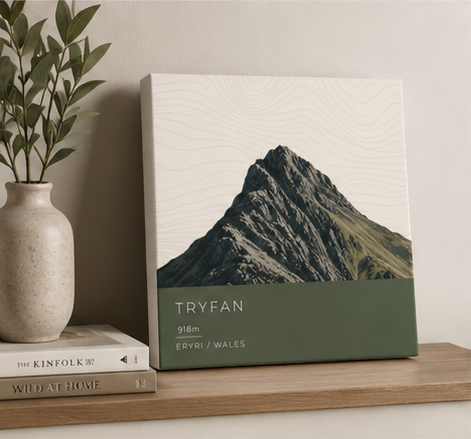 Tryfan Mountain Canvas — Collectible Wall Art