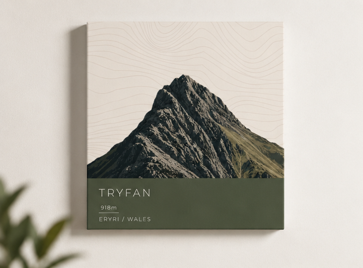 Tryfan Mountain Canvas — Collectible Wall Art