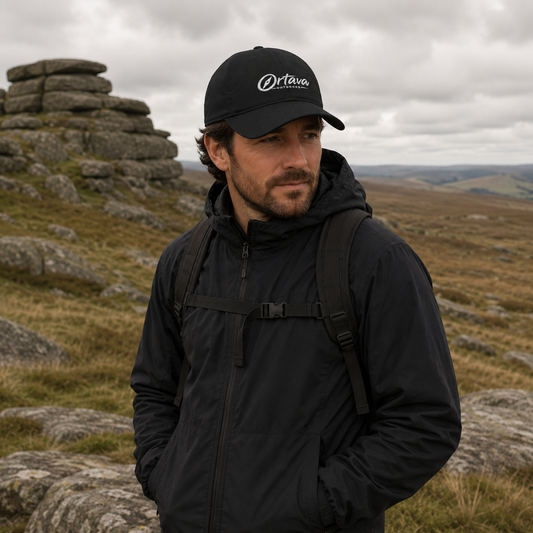 Ortava Outdoors Embroidered Baseball Cap – Organic Cotton, Casual Outdoor Hat
